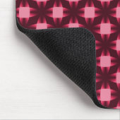 Burgundy Daring Disks Mousepad Muismat (Hoek)