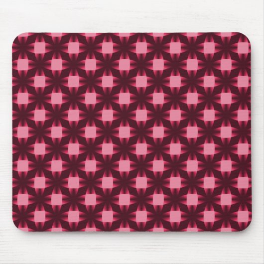 Burgundy Daring Disks Mousepad Muismat (Voorkant)