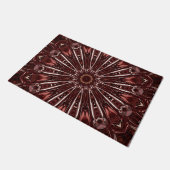 Burgundy Decorative Doormat Deurmat (Schuin)