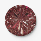 Burgundy Decorative Paper Bord (Voorkant)