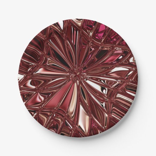 Burgundy Decorative Paper Bord (Voorkant)