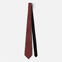 Burgundy Dierenprint