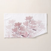 Burgundy Dream laat Waterverf over Bad Handdoek (Handdoek)