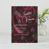 Burgundy Elegance  Kaart (Staand voorkant)