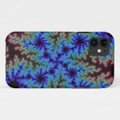 Burgundy en Blue Speckle Case-Mate iPhone Case (Achterkant (horizontaal))