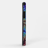 Burgundy en Blue Speckle Case-Mate iPhone Case (Achterkant/rechts)