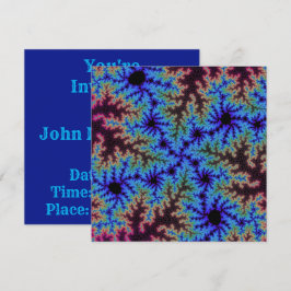 Burgundy en Blue Speckle Kaart