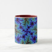 Burgundy en Blue Speckle Mok (Midden)
