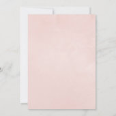 Burgundy en Blush Baby of Vrijgezellenfeest van Ma Kaart (Achterkant)