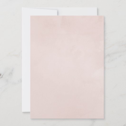 Burgundy en Blush Baby of Vrijgezellenfeest van Ma Kaart (Achterkant)