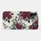 Burgundy en bosgroen Case-Mate iPhone case (Achterkant (horizontaal))
