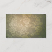 Burgundy en Cream Iris Wedding Enclosure Kaart (Achterkant)