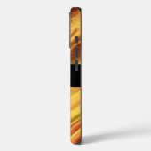 Burgundy en Gold Marble Case-Mate iPhone Case (Achterkant / Links)