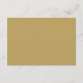 Burgundy En Goud Hart Script Trouwdetails Informatiekaartje (Achterkant)