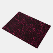 Burgundy en Goud Luipaard Serie Design 3 Deurmat (Schuin)