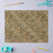 Burgundy en Goud Luipaard Serie Design 7 Tissuepapier (Craft)