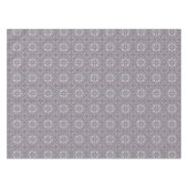 Burgundy en Gray Elegant Pattern Tafelkleed (Voorkant (Horizontaal))