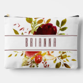 Burgundy en rode rozen gepersonaliseerd etui (Voorkant)