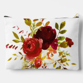 Burgundy en rode rozen gepersonaliseerd etui (Achterkant)