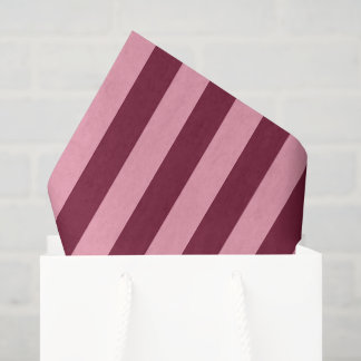 Burgundy en roze streeppatroon vet kersenrood tissuepapier