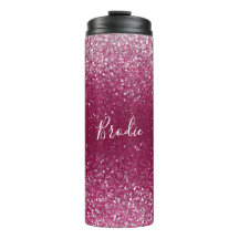 Burgundy en Silver Glitter