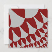 Burgundy en Silver Scales Kaart (Voorkant)