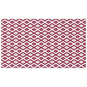 Burgundy- en wit diamantpatroon tafelkleed (Voorkant (Horizontaal))