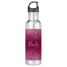 Burgundy en zilver glitters