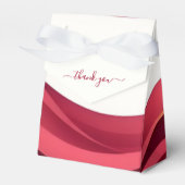 Burgundy Favor Boxes Bedankdoosjes (Voorkant Zijde)