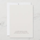 Burgundy Floral | Aankondiging van groene ontwikke (Achterkant)