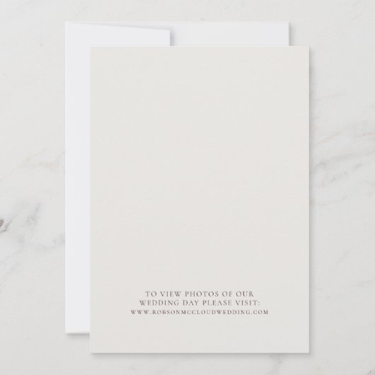 Burgundy Floral | Aankondiging van groene ontwikke (Achterkant)