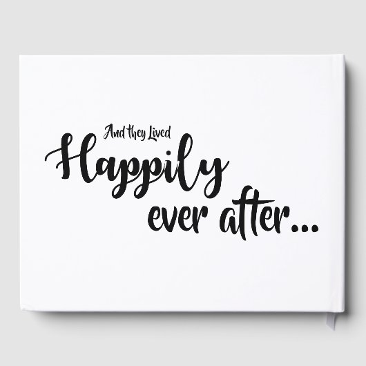 Burgundy Floral die ze gelukkig leefden na het huw Gastenboek (Achterkant)