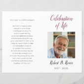 Burgundy Floral Foto's - Programma voor het leven (Voorkant)