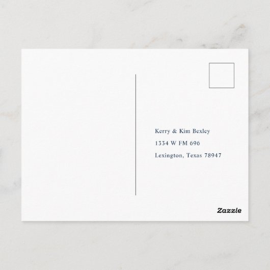 Burgundy Floral Gold Navy Blue Rustic Wedding RSVP Briefkaart (Achterkant)