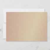 Burgundy Floral Gold Wedding Save the Date (Achterkant)