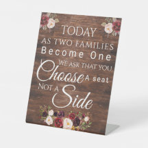 Burgundy Floral Kies een Poster