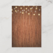 Burgundy Floral Mason Jar Rustic Wedding Website Informatiekaartje (Achterkant)