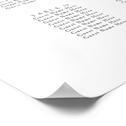 Burgundy Floral Roos Gold Wedding Seating Chart Poster (Hoek)