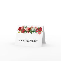 BURGUNDY FLORAL | ROZEN GARLAND FLOWE Persoonlijk