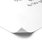 Burgundy Floral Yellow Sunflower Weduwis Welkom Poster (Hoek)