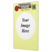 Burgundy Flower Ribbon Sjabloon door Kenneth Yonci Klembord (Links)