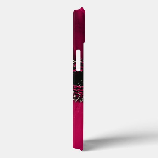 Burgundy Gerber Gerbera Daisy Personalized Case-Mate iPhone Case (Achterkant / Rechts)