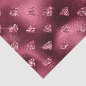 Burgundy Glam Folie Diamant Tissuepapier (Detail)