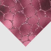 Burgundy Glam Folie Giraffe Tissuepapier (Detail)