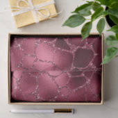 Burgundy Glam Folie Giraffe Tissuepapier (Geschenk)
