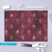 Burgundy Glam Folie Glitter Sequins Unicorn Tissuepapier (Craft)