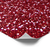 Burgundy glitter poster (Hoek)