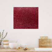 Burgundy glitter poster (Keuken)