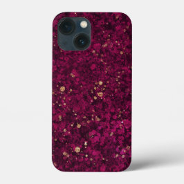 burgundy glitz Case-Mate iPhone case