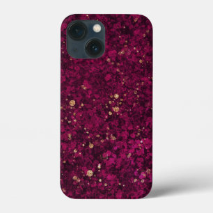burgundy glitz Case-Mate iPhone case